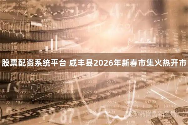 股票配资系统平台 咸丰县2026年新春市集火热开市